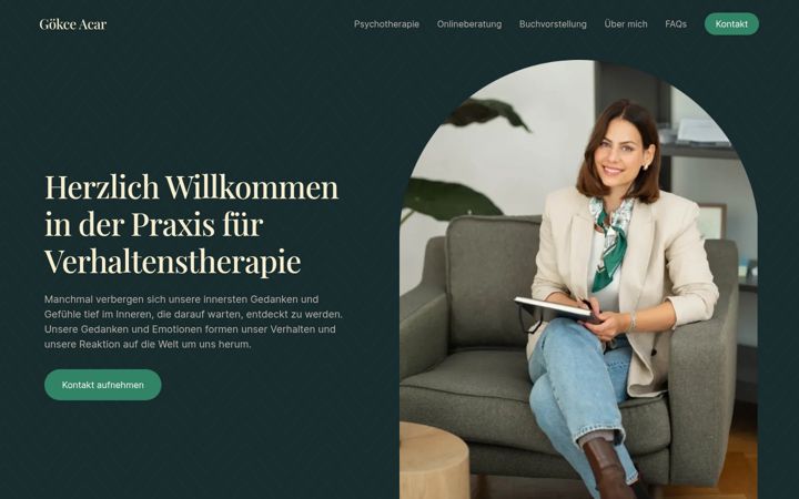 Screenshot of goekceacar.de