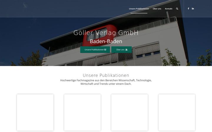 Screenshot of goeller-verlag.de
