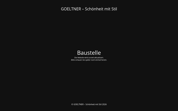 Screenshot of goeltner-stil.de