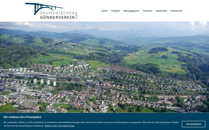 Screenshot of goennerverein-west.ch