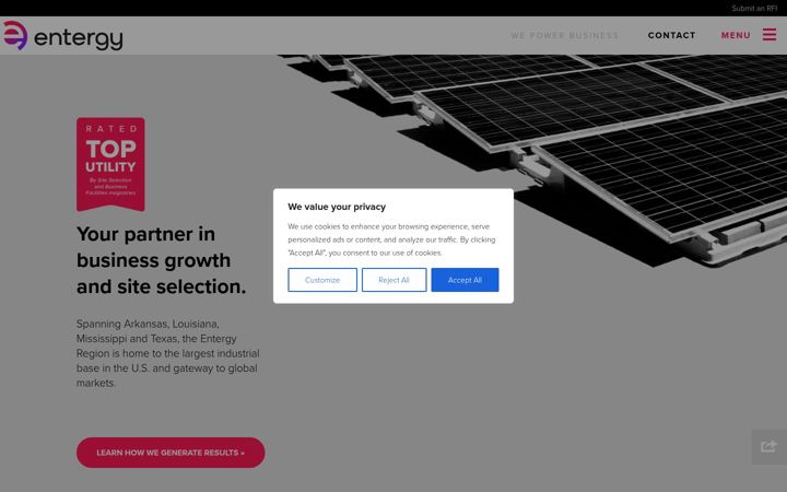 Screenshot of goentergy.com