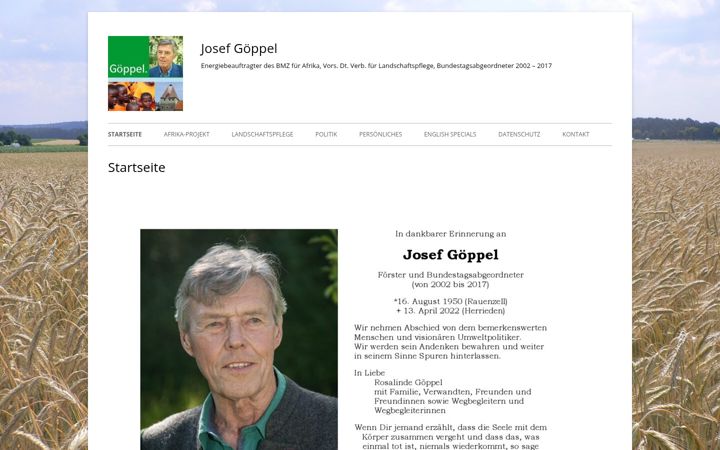 Screenshot of goeppel.de