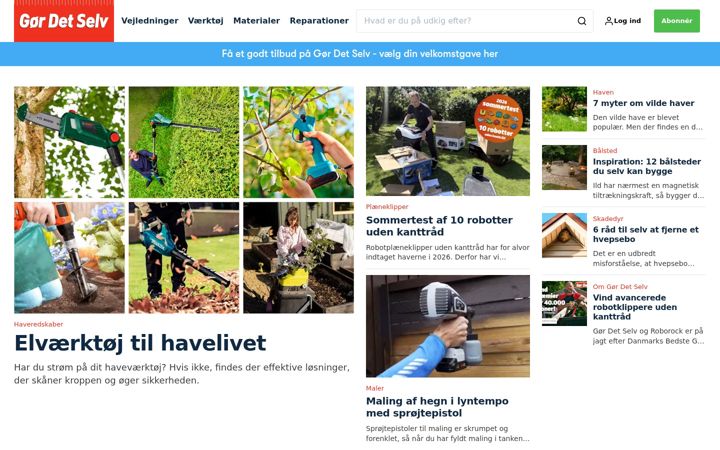 Screenshot of goerdetselv.dk