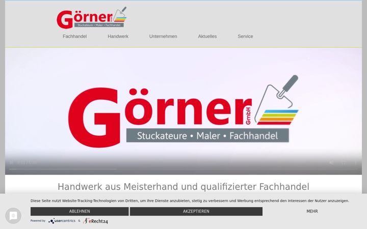 Screenshot of goerner-gmbh.com