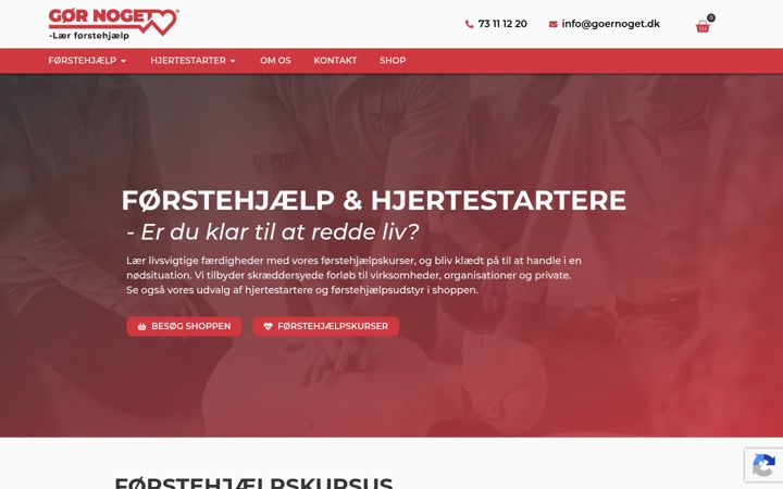 Screenshot of goernoget.dk