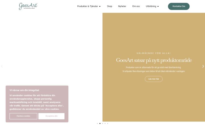 Screenshot of goesart.com