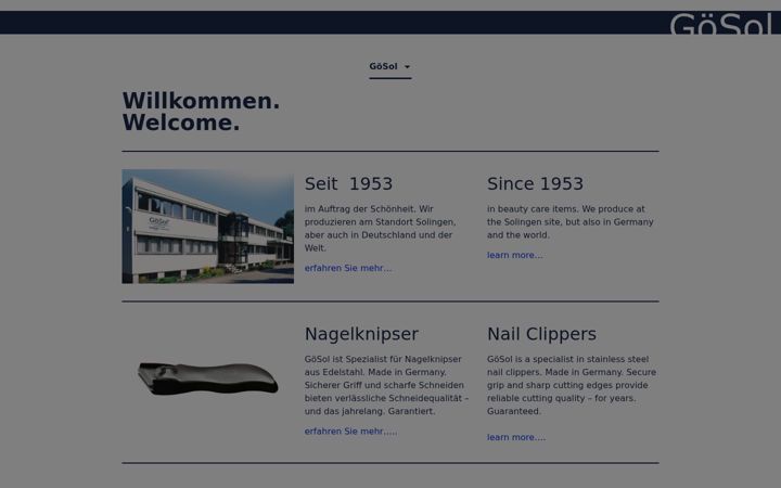 Screenshot of goesol.de