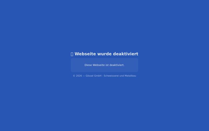 Screenshot of goessel-gmbh.de
