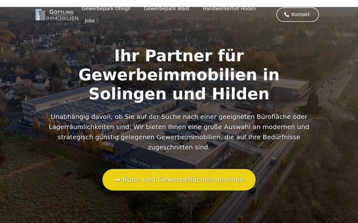 Screenshot of goettling-immobilien.de