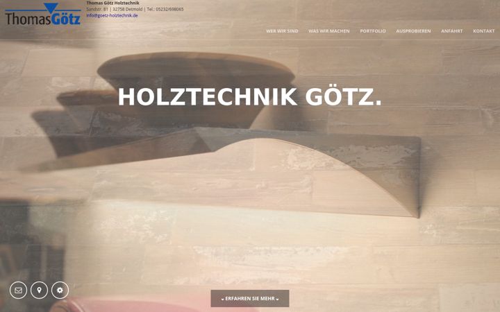 Screenshot of goetz-holztechnik.de
