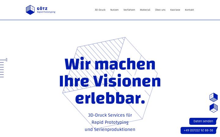 Screenshot of goetz-rapid-prototyping.de