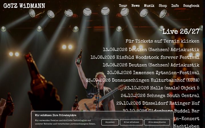 Screenshot of goetzwidmann.de