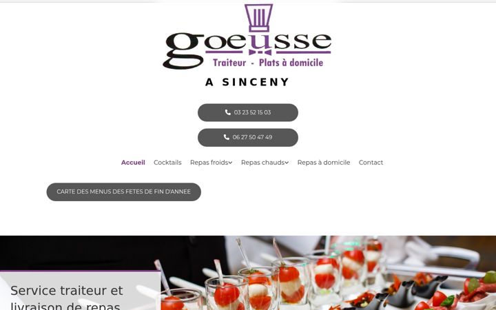 Zrzut ekranu goeusse-traiteur.com