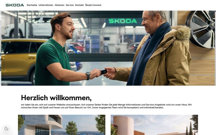 Screenshot of goevert.skoda-auto.de