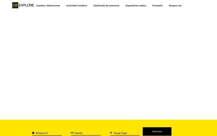 Screenshot of goexplore.ro