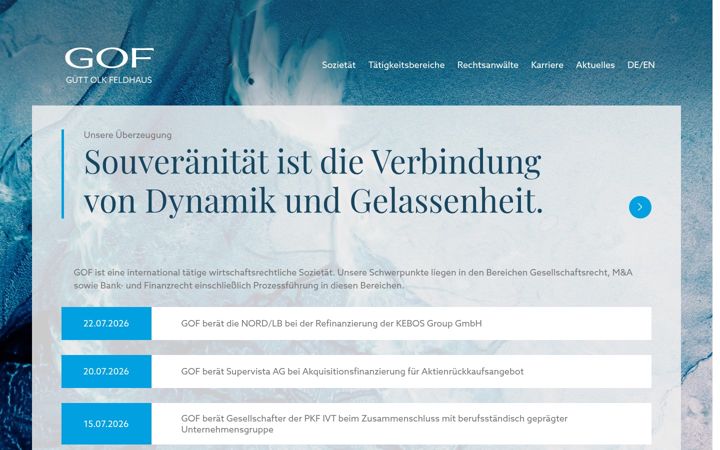 Screenshot of gof-partner.com
