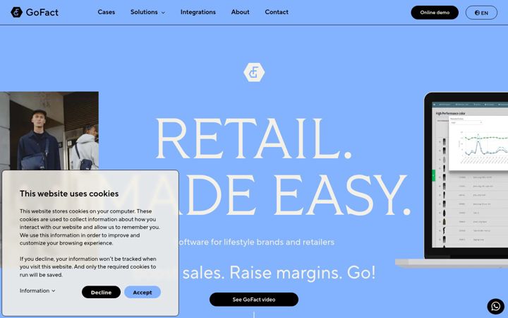 Screenshot of gofact.net
