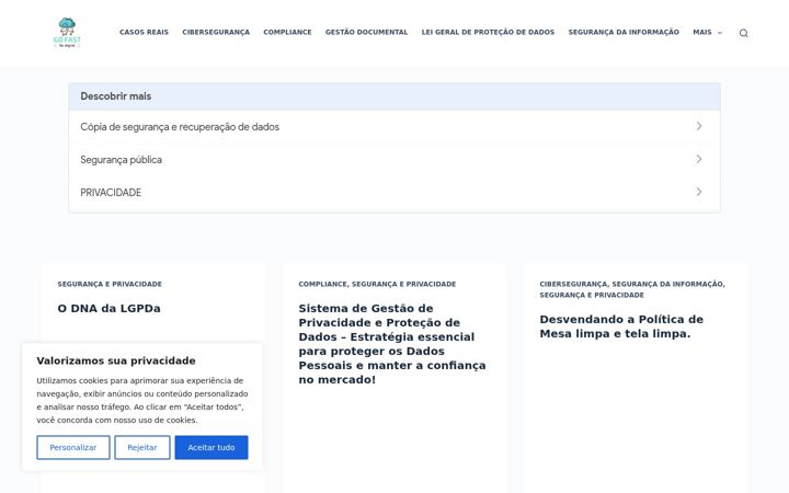 Screenshot of gofast4digital.com.br