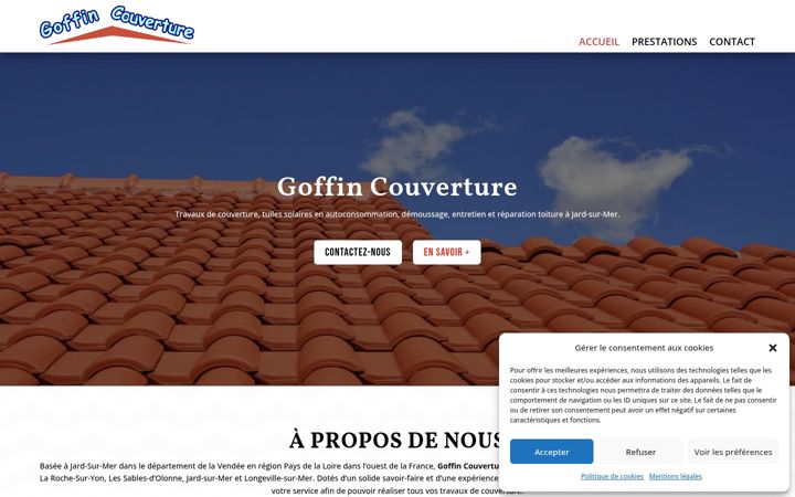 Screenshot of goffin-couverture85.fr