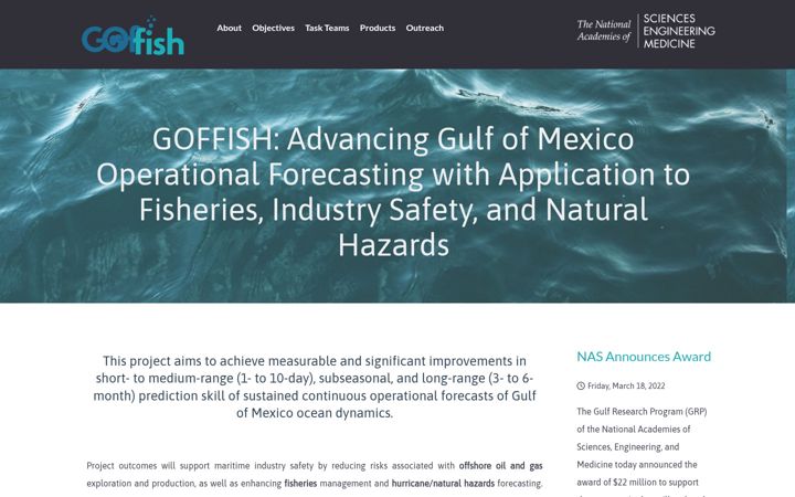 Screenshot of goffish.org