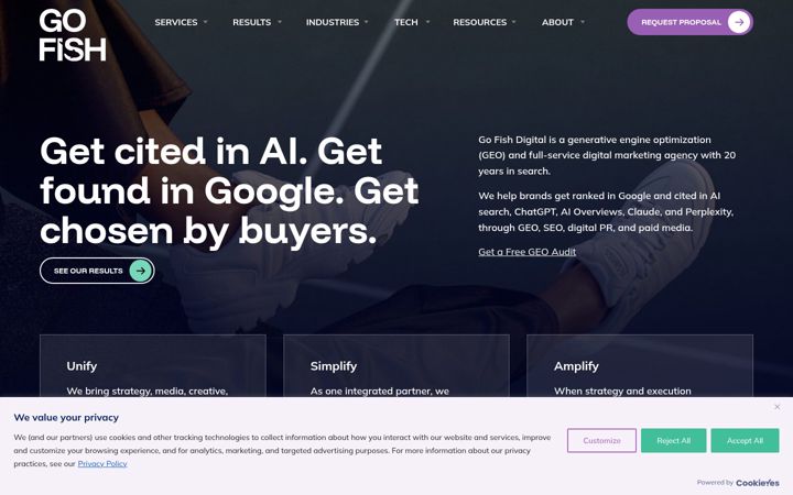 Screenshot of gofishdigital.com