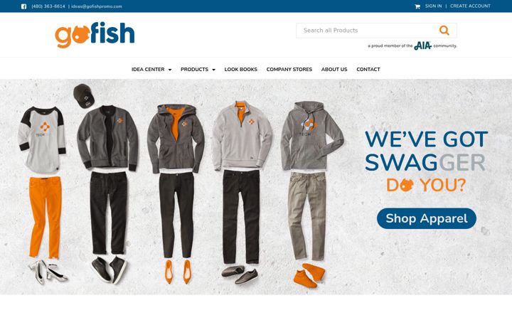 Screenshot of gofishpromo.com