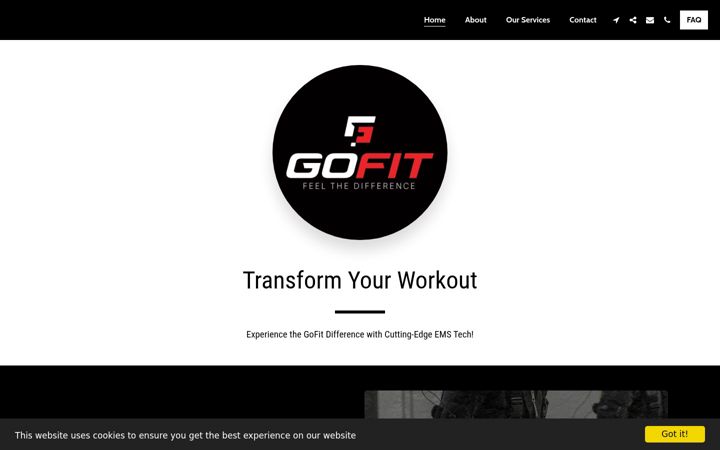 Screenshot of gofit-lb.com