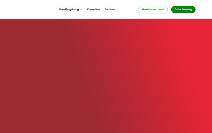 Screenshot of gofoodmerchant.co.id