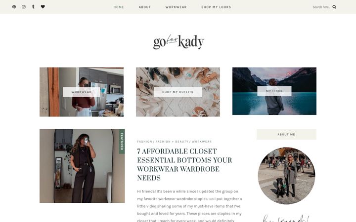 Screenshot of goforkady.com