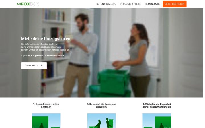 Captura de pantalla de gofoxbox.com