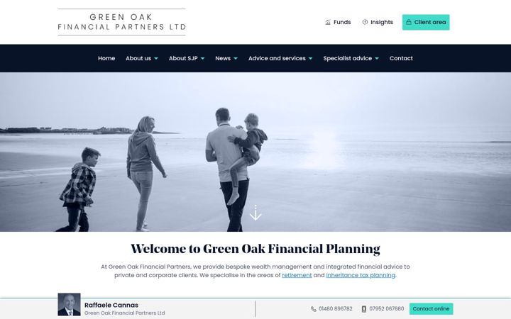 Screenshot of gofp.co.uk