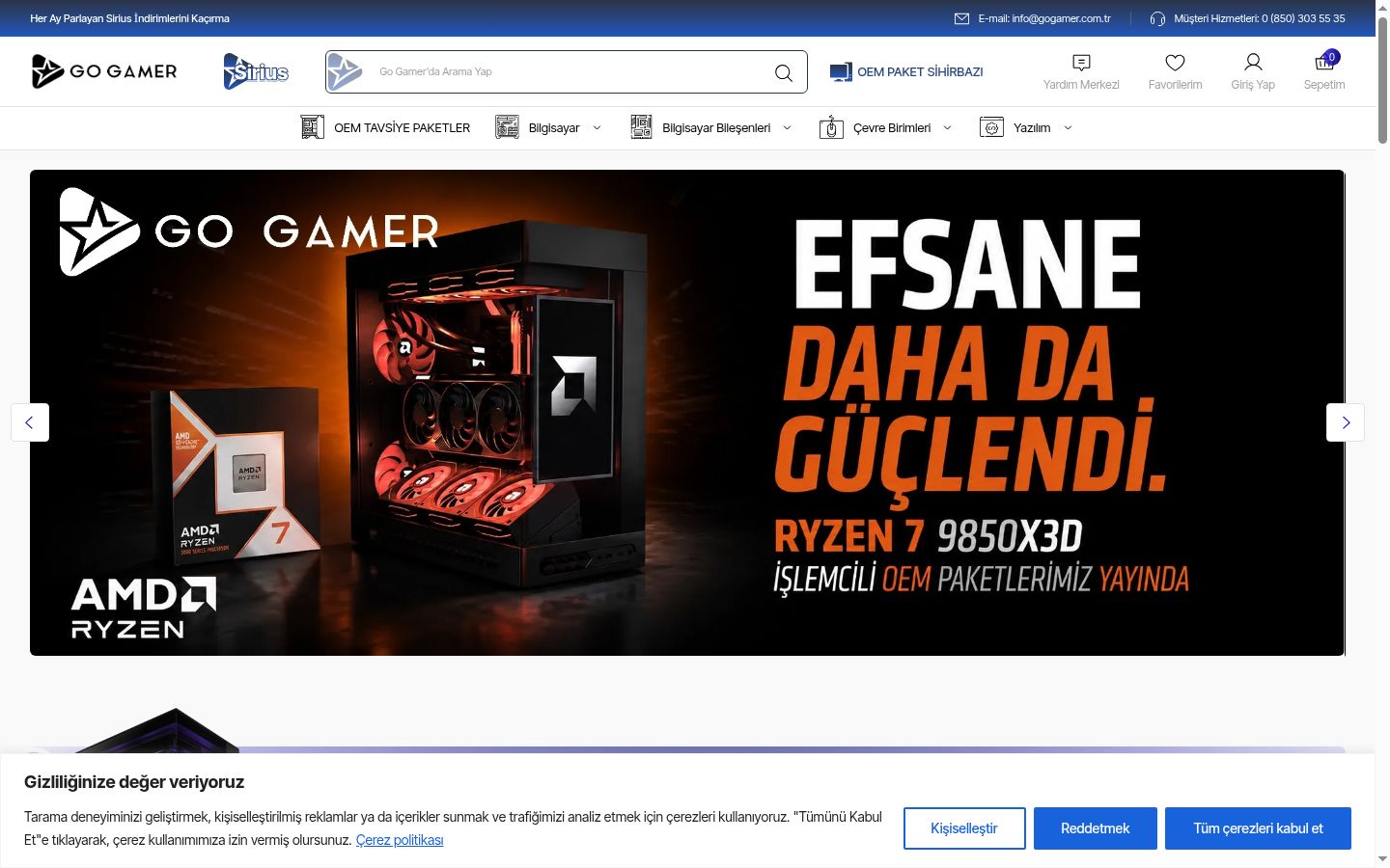 Captura de pantalla del banner de consentimiento mostrado antes de cualquier interacción