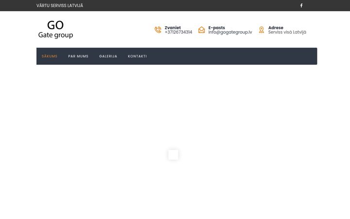 Screenshot of gogategroup.lv