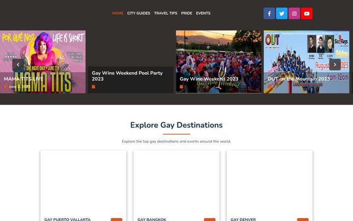Screenshot of gogaytoday.com