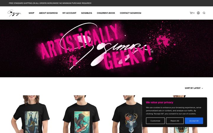 Screenshot of gogimogi.com