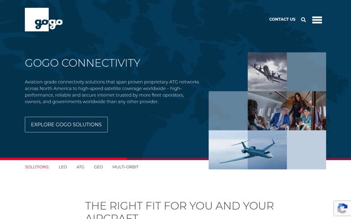 Screenshot of gogoair.com