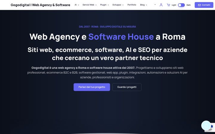 Screenshot of gogodigital.it