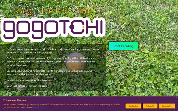 Screenshot of gogotchi.com