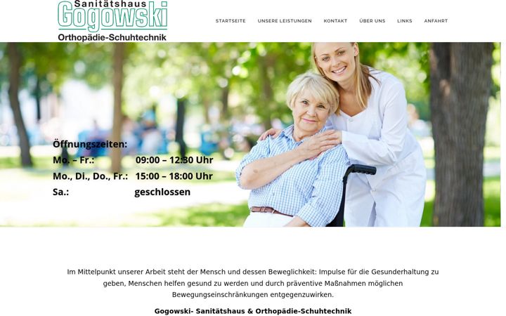 Screenshot of gogowski.de
