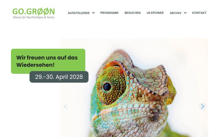 Screenshot of gogroon.de