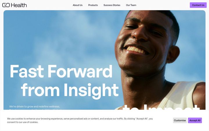 Screenshot of gohealth.solutions