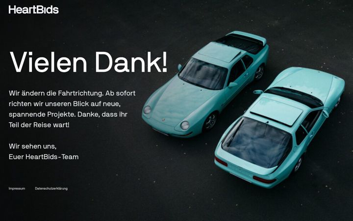 Screenshot of goheartbids.com
