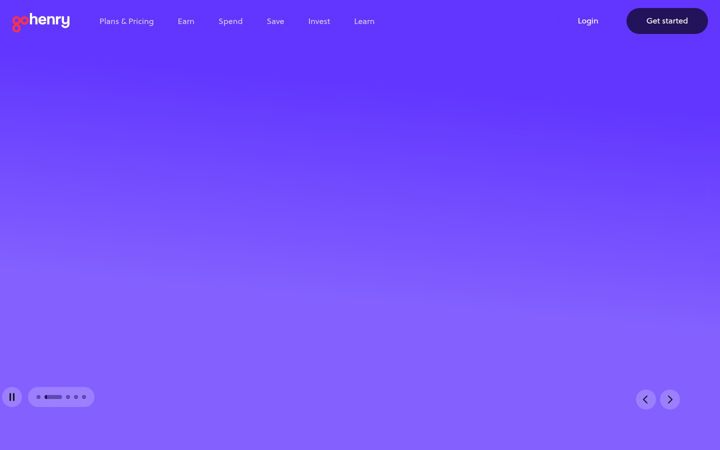Screenshot of gohenry.com