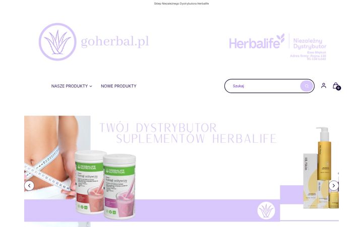 Screenshot of goherbal.pl