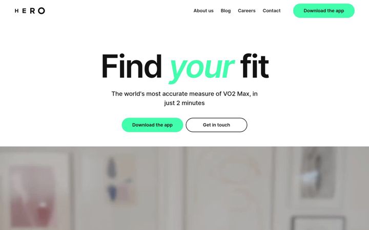 Screenshot of gohero.io