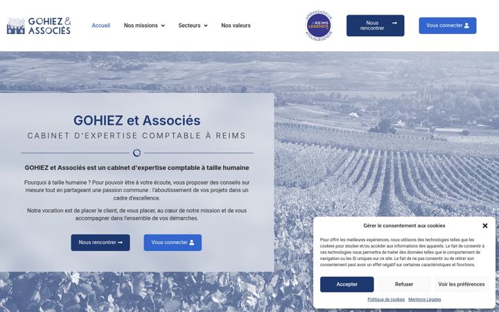 Screenshot of gohiez-associes.fr