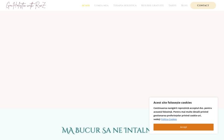 Screenshot of goholisticwithruxz.com