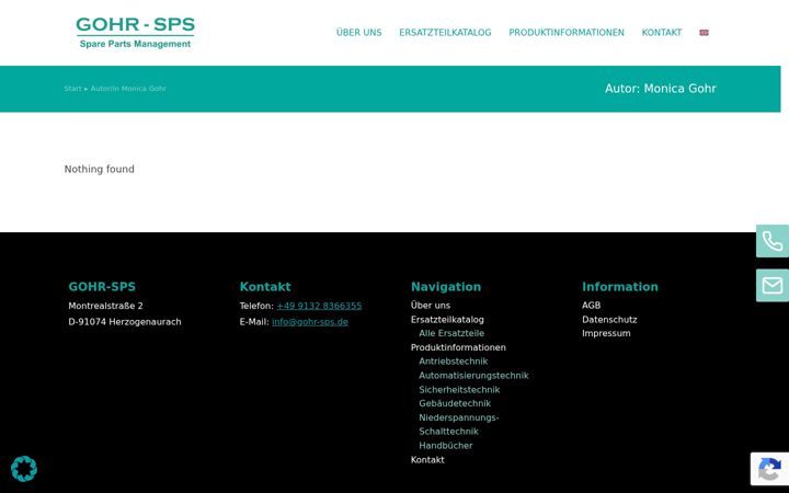 Screenshot of gohr-sps.com