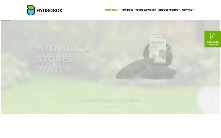 Screenshot of gohydrobox.com