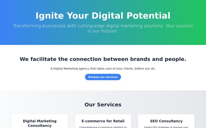 Screenshot of gohypersolutions.com